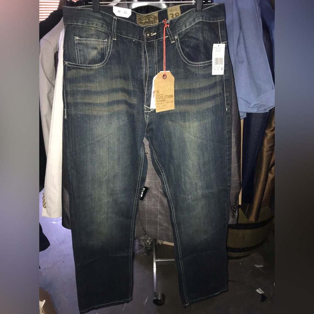 Evolution In Design Jeans Brand New With Tag Size 38X32